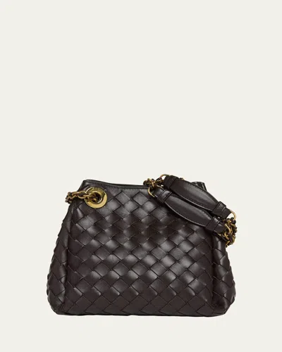 BOTTEGA VENETA SMALL PARACHUTE LEATHER SHOULDER BAG