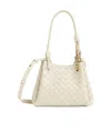Bottega Veneta Small Andiamo Intrecciato Leather Crossbody Bag In Nude