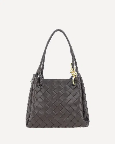 Bottega Veneta Small Parachute Shoulder Bag In Brown