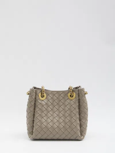 Bottega Veneta Small Parachute With Chain In Brown