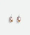 Bottega Veneta Kleine Pearl Ohrringe In Natural Pink