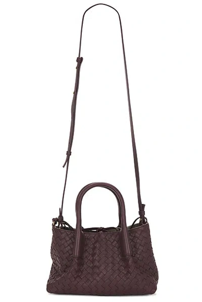 Bottega Veneta Small Pinacoteca Bag In Burgundy