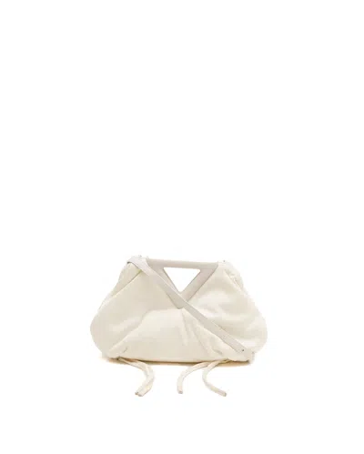 Bottega Veneta Small Point Handbag In White