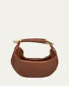 Bottega Veneta Small Sardine Leather Top-handle Bag In Light Wood