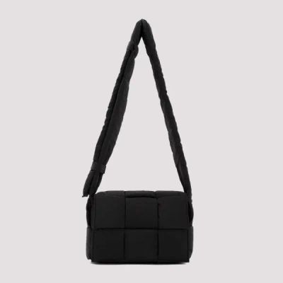 Bottega Veneta Small Tech Cassette Shoulder Bag Unica In Black