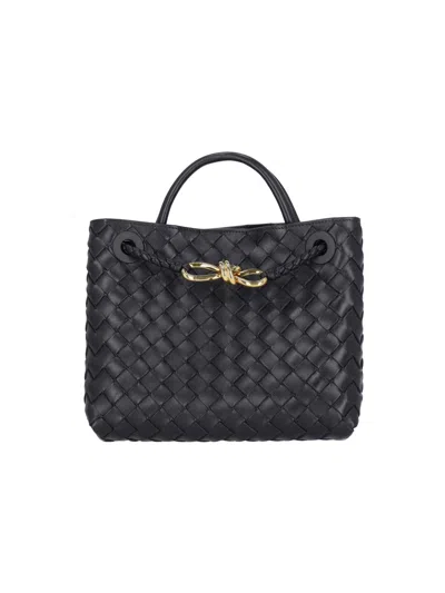 Bottega Veneta Small Tote Bag "andiamo" In Black