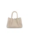 Bottega Veneta Small Pinacoteca Tote Bag In Beige