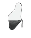 Bottega Veneta Small Virgule Crossbody Bag In White