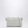 Bottega Veneta Small White Cassette Shoulder Bag In White