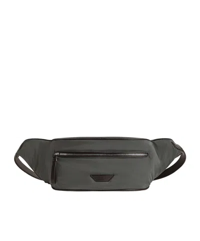Bottega Veneta Small Zippered Waist Pack In Black