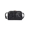 Bottega Veneta Concert Mini Intrecciato Leather Pouch In Black
