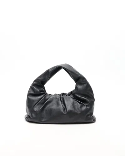 Bottega Veneta Smooth Butter Calfskin Small The Shoulder Pouch Bag In Black