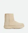 Bottega Veneta Snap Ankle Boot In Porridge