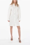 Bottega Veneta Snap Button Compact Shirt Dress