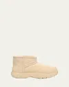 Bottega Veneta Suede Ankle Boots In Poridge