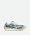 Bottega Veneta Men Orbit Sneaker Technical Fishnet In Green