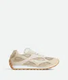 Bottega Veneta Orbit Sneakers Low Top Mesh Panels Rubber Sole In Neutral