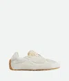 Bottega Veneta Shearling-suede Orbit Flash Sneakers In White