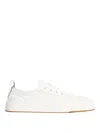 Bottega Veneta Canvas Vulcan Sneakers In Blanco