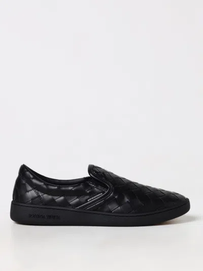 Bottega Veneta Black Calf Leather Sawyer Slip On Sneaker