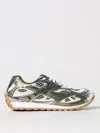 Bottega Veneta Green Sneakers With Unique Mesh Pattern And Durable Sole In Military