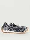 Bottega Veneta Silver Mesh Orbit Sneakers In Silver