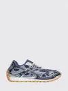 Bottega Veneta Technical Fishnet Orbit Sneaker In Blue