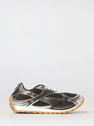 Bottega Veneta Men Fondant And Silver Technical Fabric And Mesh Orbit Sneakers In Multi