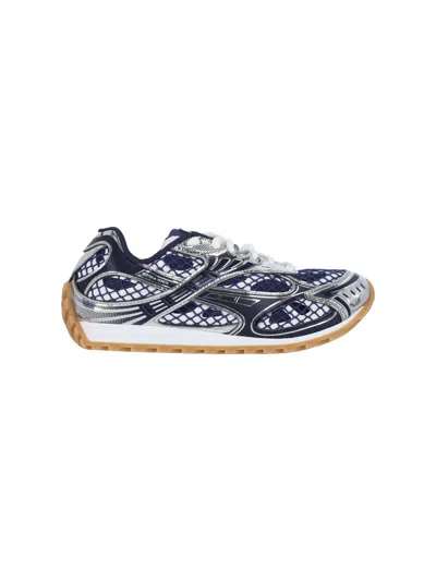Bottega Veneta Women Orbit Low-top Sneakers In Technical Fabric In Multi