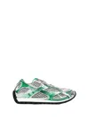 Bottega Veneta Orbit Metallic Net Runner Sneakers In Multi