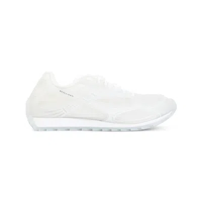 Bottega Veneta Men White Transparent Rubber Orbit Sneakers In Multi