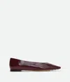 Bottega Veneta Burgundy Sofia Ballet Flats In Red