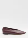 Bottega Veneta Burgundy Sofia Ballet Flats In Red