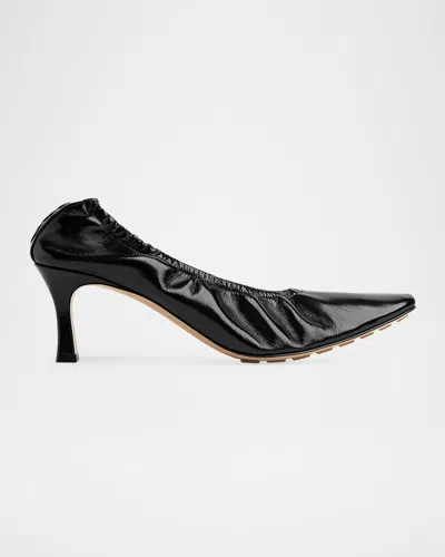 Bottega Veneta Sofia Elasticated Leather Pumps In Black