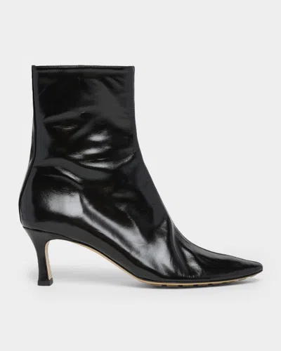 BOTTEGA VENETA SOFIA LEATHER ANKLE BOOTIES