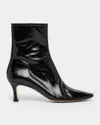 Bottega Veneta Leather Sofia Ankle Boots 60 In Black