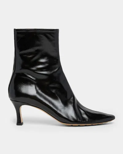 BOTTEGA VENETA SOFIA LEATHER ANKLE BOOTS