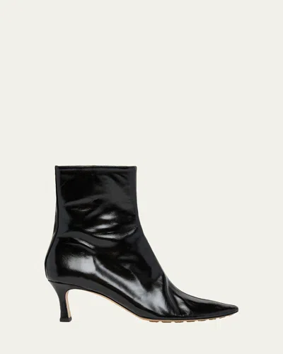 BOTTEGA VENETA SOFIA LEATHER ANKLE BOOTS