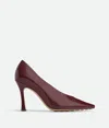 Bottega Veneta Leather Stiletto Sporty Pumps In Barolo