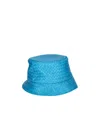 Bottega Veneta Soft Napa Leather Hat In Blue