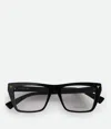 Bottega Veneta Soft Recycled Acetate Square Eyeglasses