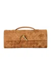 Bottega Veneta Solid Color Handbag In Pink