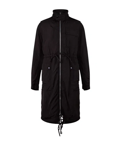 Bottega Veneta Solid Color Parka In Black