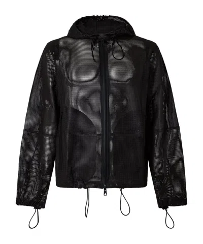 Bottega Veneta Solid Color Parka In Black