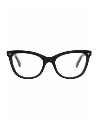 Pre-owned Bottega Veneta Solid Eyeglasses W/ Tags In Black