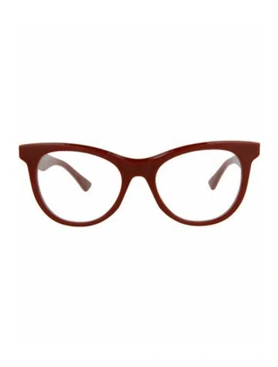 Pre-owned Bottega Veneta Solid Eyeglasses W/ Tags In Red