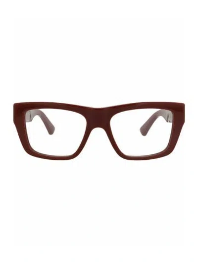 Pre-owned Bottega Veneta Solid Eyeglasses W/ Tags In Red