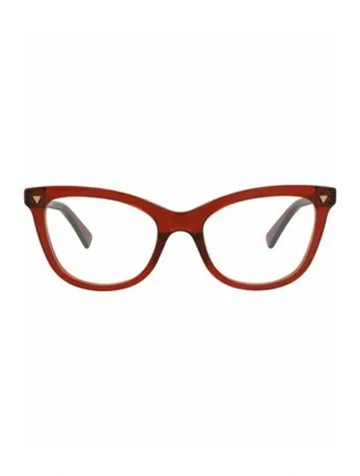 Pre-owned Bottega Veneta Solid Eyeglasses W/ Tags In Red