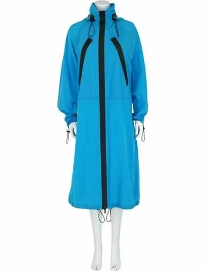 Pre-owned Bottega Veneta Solid Jacket W/ Tags In Blue