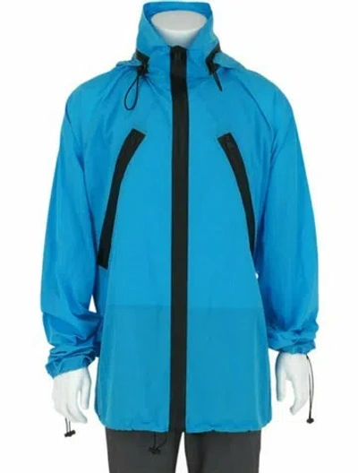 Pre-owned Bottega Veneta Solid Performance Jacket W/ Tags In Blue